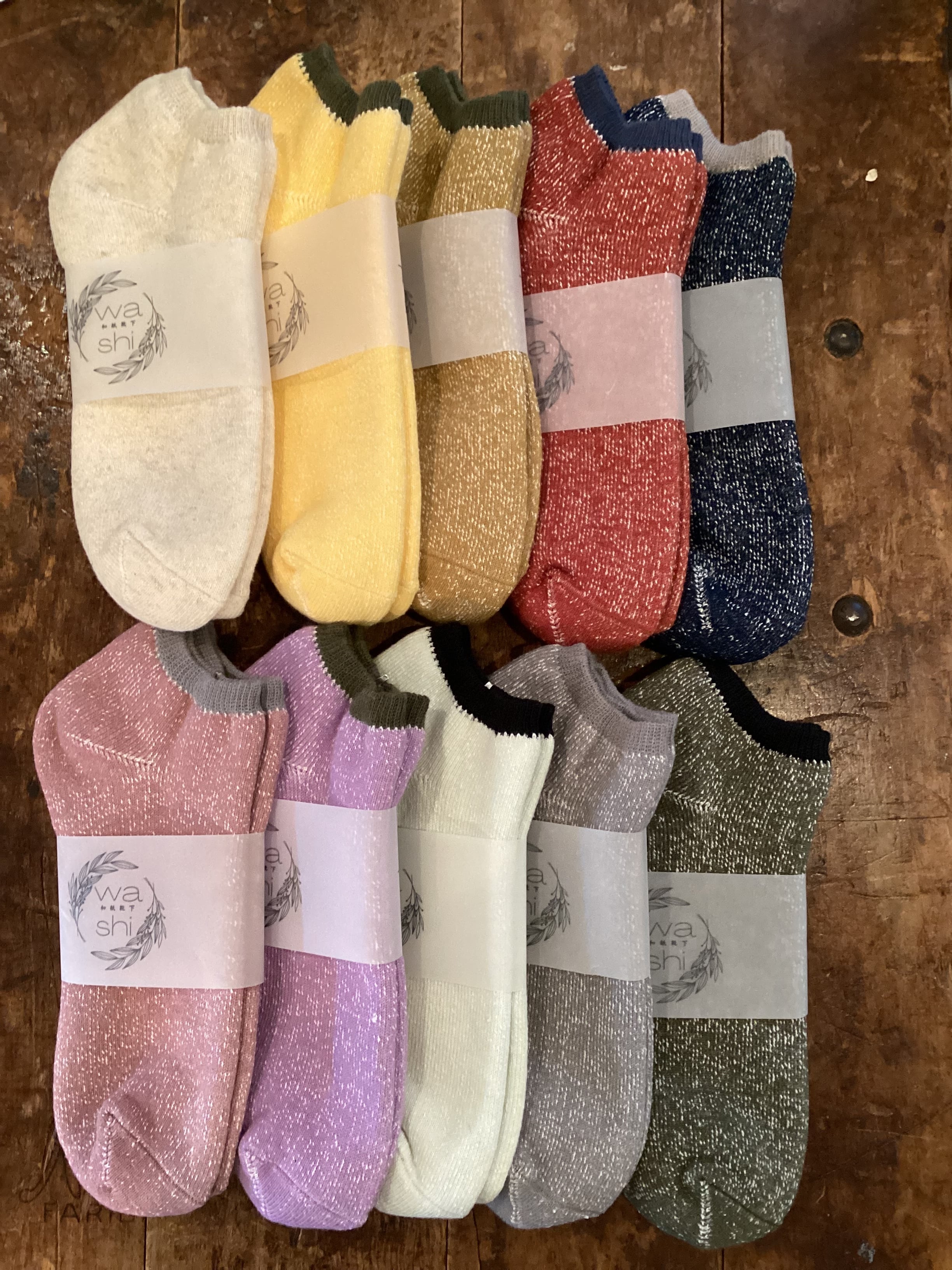 和紙ソックスMEN'S(25-27cm)P001 アシタビ・あしたび・麻砂旅 麻と和紙