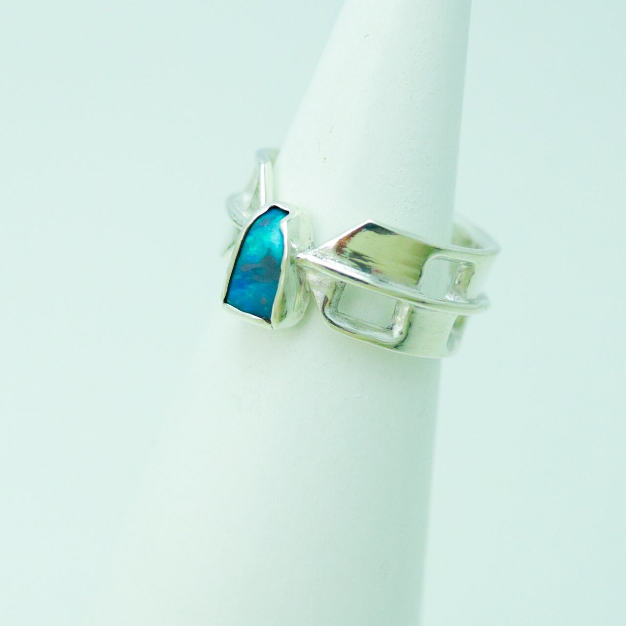 【セール】市松 イチマツ リング 10.5号 SILVER シルバー 市松 イチマツ リング 10.5号 SILVER シルバー 市松 3連リング