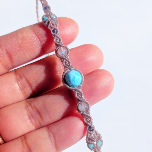 Bracelet / Larimar・Labradorite