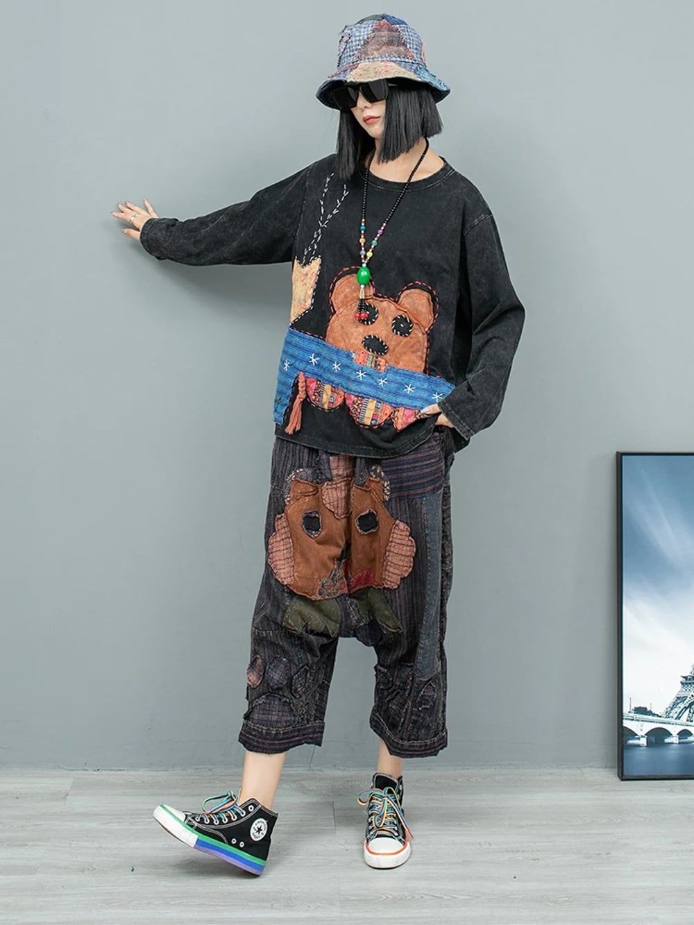 手刺embroideredパンツ,女性用,股間に掛ける,重工業用,古い生地,lx2154 ジーンズ 刺繍 セーター T240914155106_01 | サバルキャスト 手刺embroideredパンツ,女性用,股間に掛ける,重工業用,古い生地,lx2154 ジーンズ 刺繍 セーター T240914155106_01 | サバルキャスト