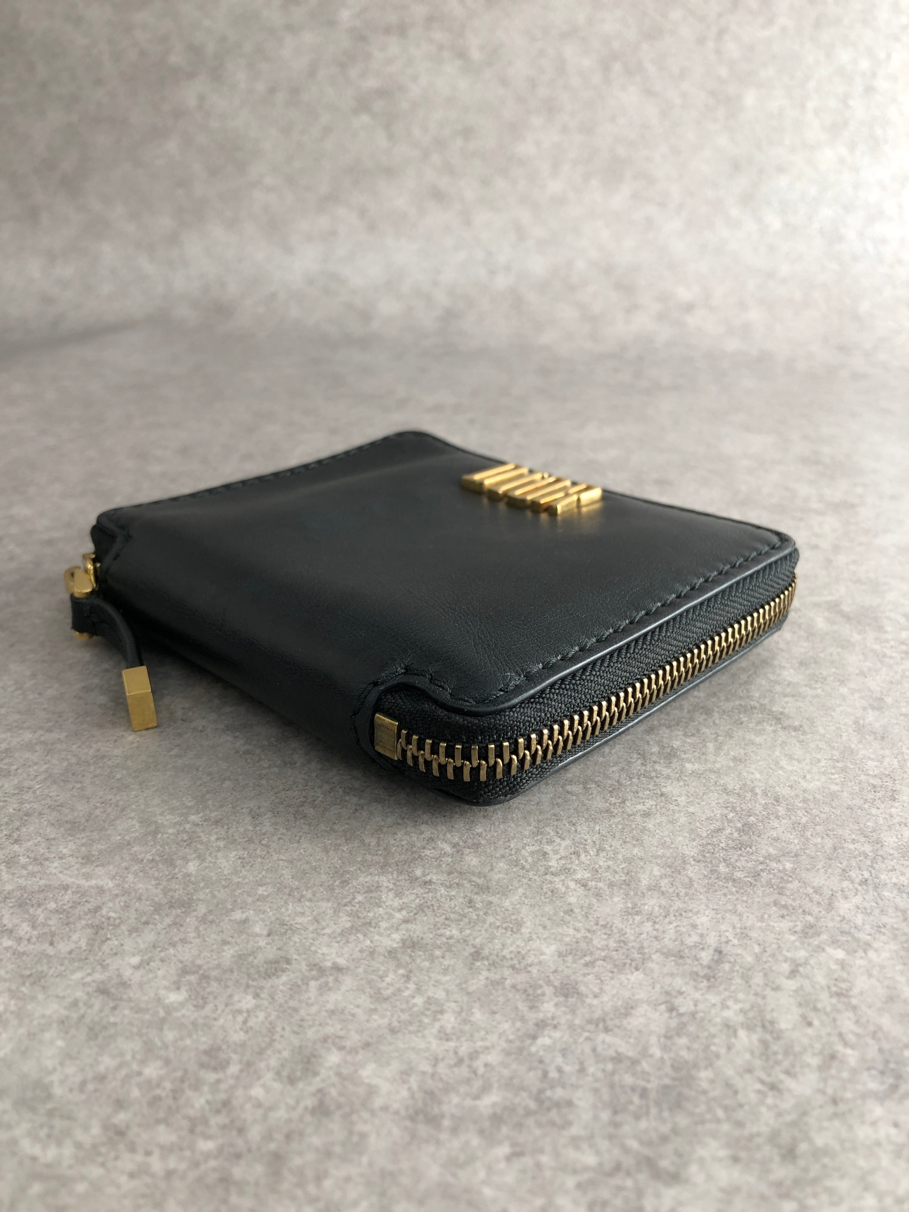 Christian Dior クリスチャン ディオール 財布 ブラック ロゴ レザー 2