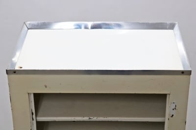 沼津店】レトロ スチール キャビネット 収納 ラック 消毒器
