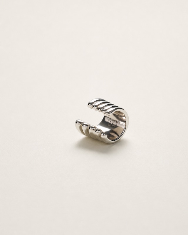 925 Sterling Silver Layered Ear Cuff