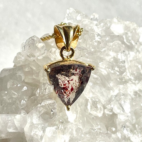 【超美石】スーパーセブン　ペンダント（チェーンつき）　1225