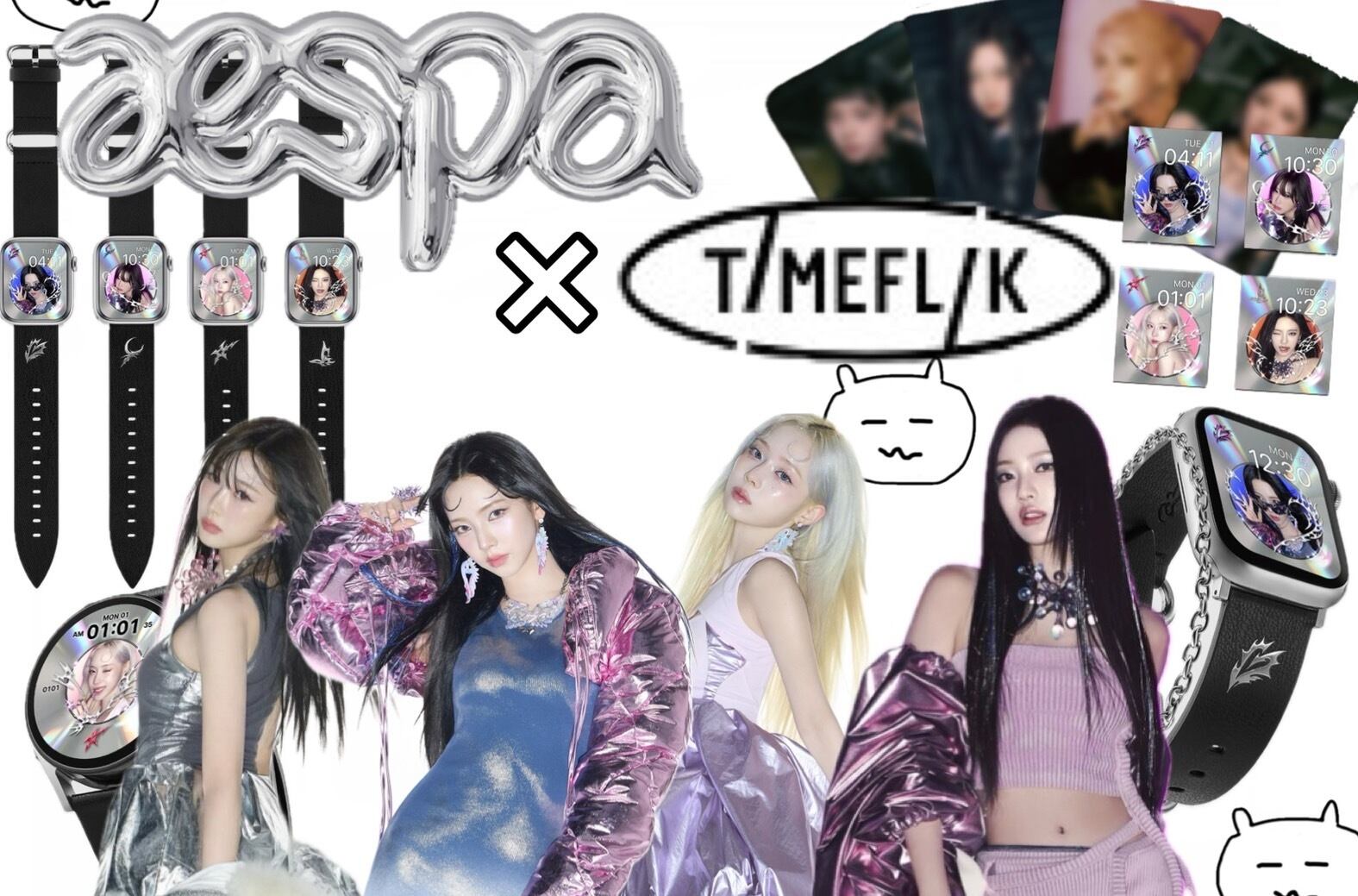 トレカ付き！☆aespa x TIMEFLIK コラボ！！☆ニンニン アップル