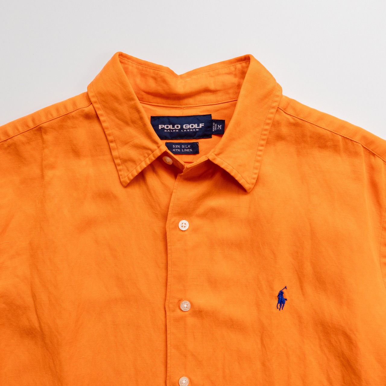 1990’a POLO GOLF silk linen shirt