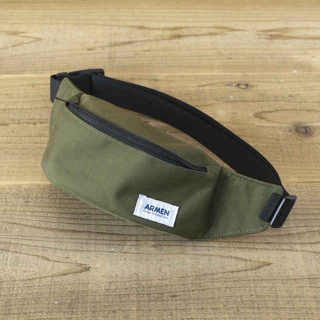 ARMEN アーメン  PNAM2101CN CORDURA NYLON WAIST POUCH　コーデュラナイロン　ウエストポーチ・4700 : オリーブ