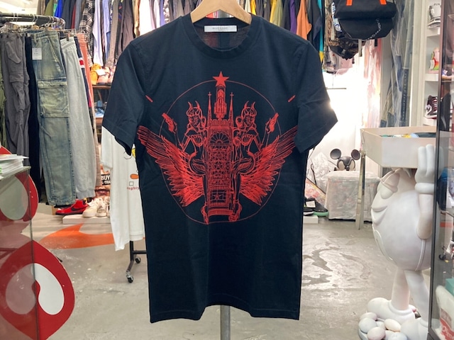 GIVENCHY SYMMETRICAL TEE BLACK XS 20KE6433