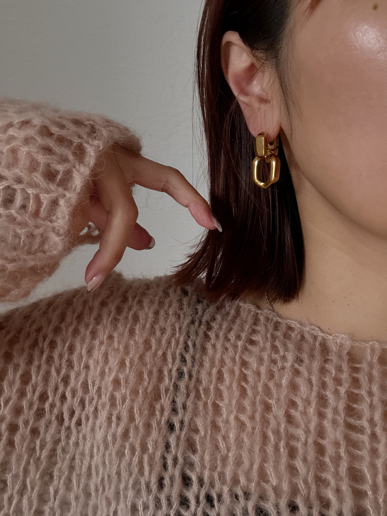 モードチェーンピアス
