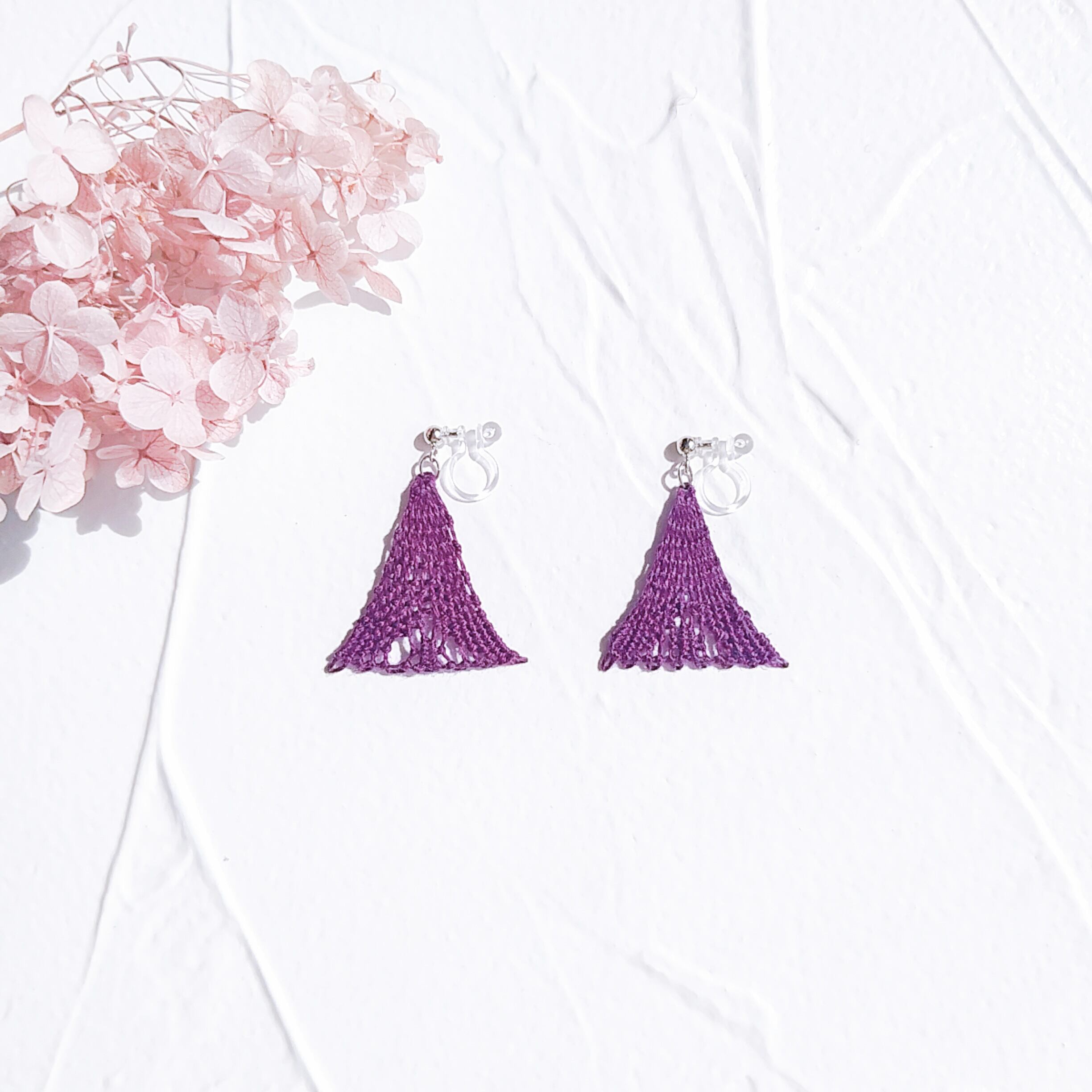 【三角形 / トライアングロ】earring ☽