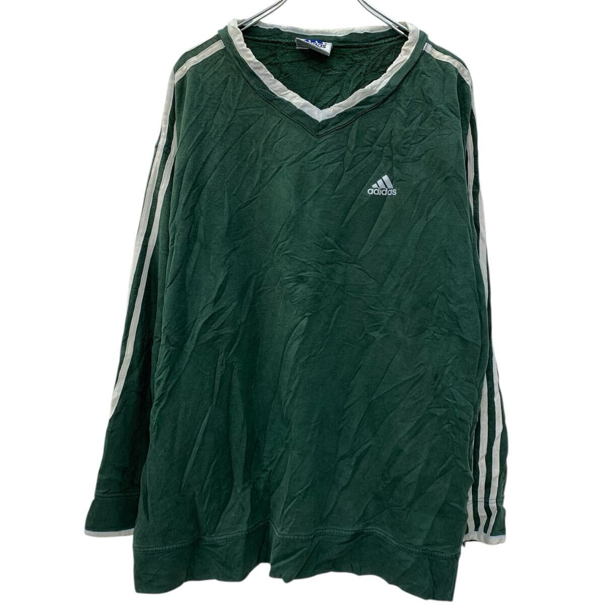 00's adidas アディダス ジャージ/トラックジャケット 光沢 緑