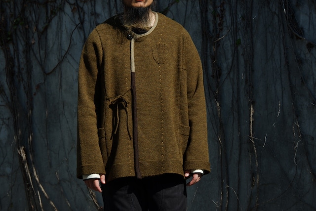 obafer SHETLAND WOOL JACKET (KHAKI)