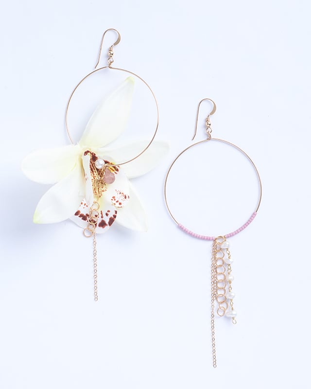 Flower earrings | Emily Blue