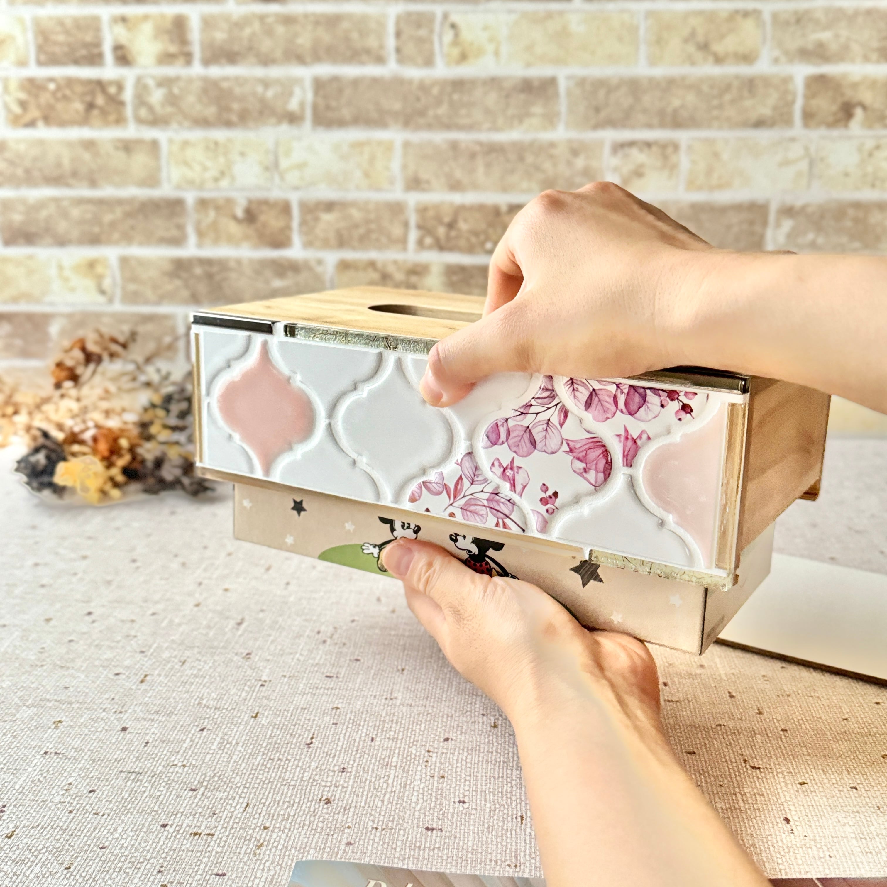 限定品】焼付タイルティッシュケース | michinopo
