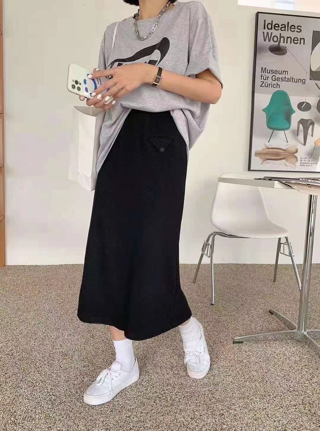 コットンロングスカート　AJ11352-5833