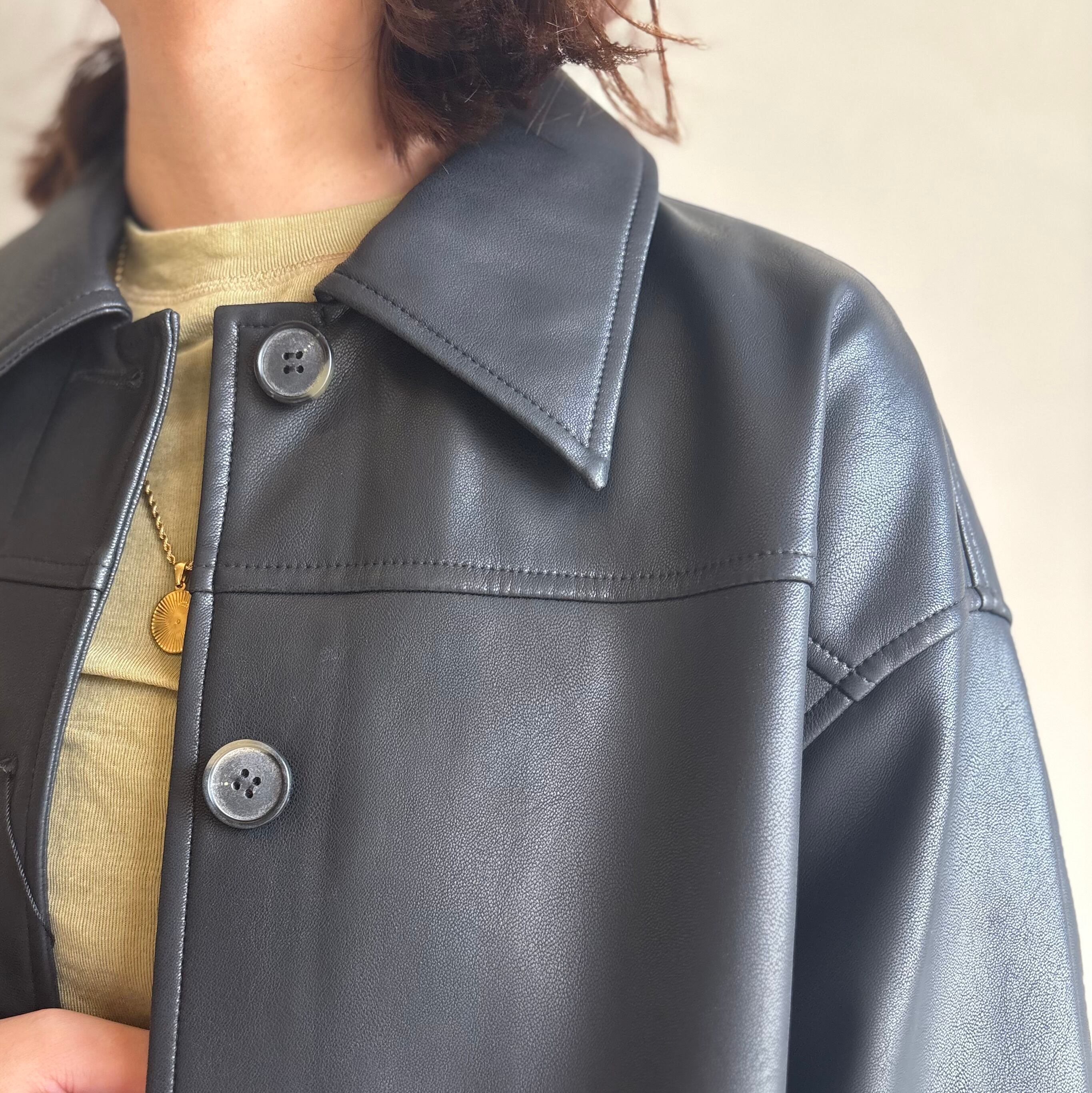 WERTHY エコレザージャケット ヴィンテージエコレザージャケット | ファッション通販サイト NUGU