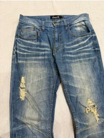 ''CavariA'' damage denim pants