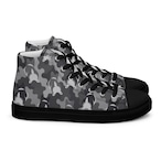 WIGGLE CAMO monochrome High-Top Sneakers(Men’s)  [S0004]