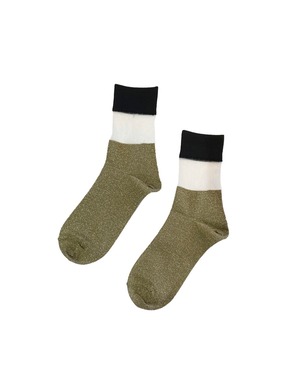 【FAKUI】SEE-THROUGH GLITTER SOCKS