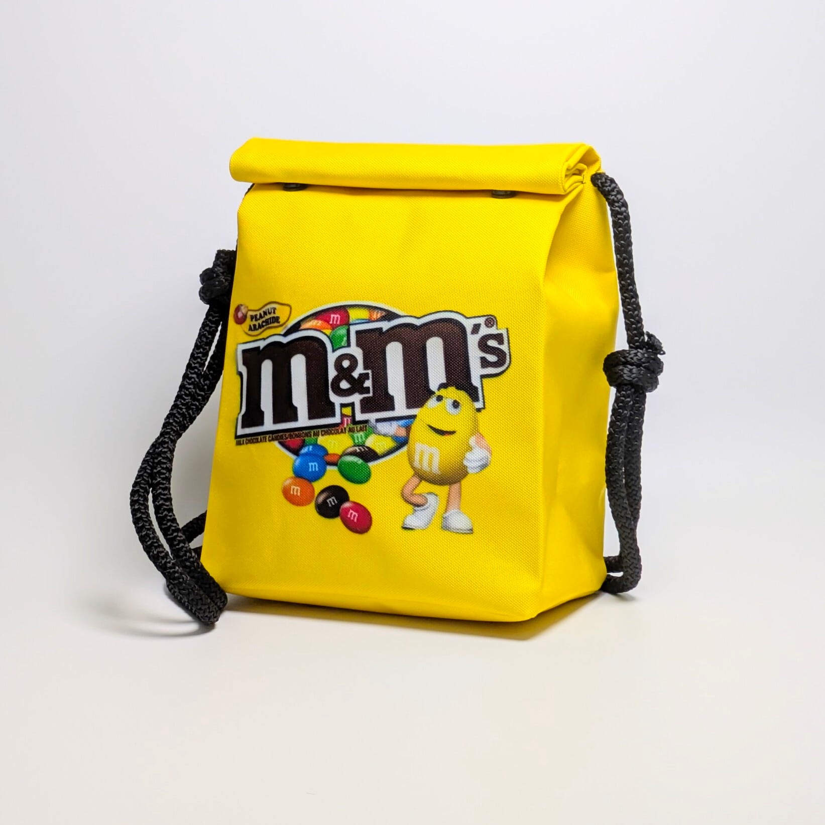 ♧ 再入荷!【 m&m's エムアンドエムズ 】ロープショルダーバッグ*チョコレートパッケージ風 / Food Bag 〚アメリカン雑貨 アメトイ〛
