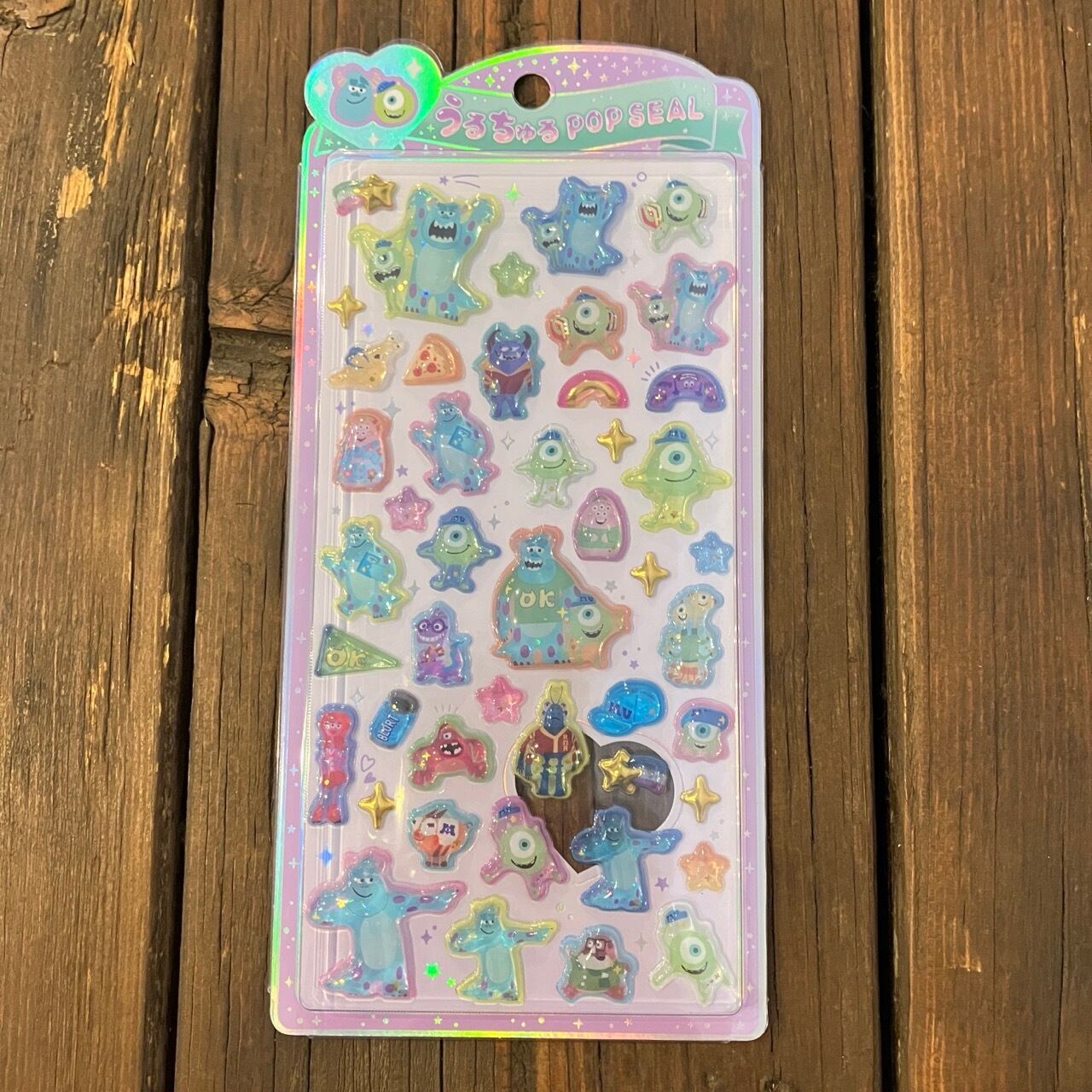 うるちゅるPOP SEAL ディズニー モンスターズユニバーシティ X17