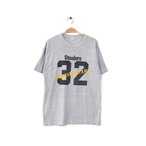 70S USA製 チャンピオン NFL ピッツバーグ スティーラーズ 染み込みプリント ヴィンテージ Tシャツ メンズXL バータグ @BB0570