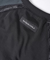 スイッチングクロップドTシャツ (SAX) CQ-46079