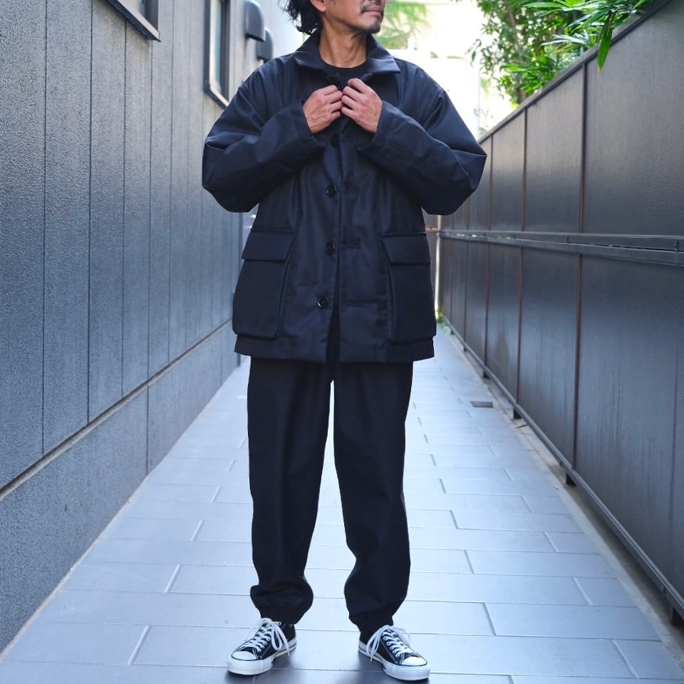 [IS BACK 断捨離道侍 ]SUKU  ハンテンジャケット Sans limite(サンリミット) / HUNTER JACKET TWギャバジン-black