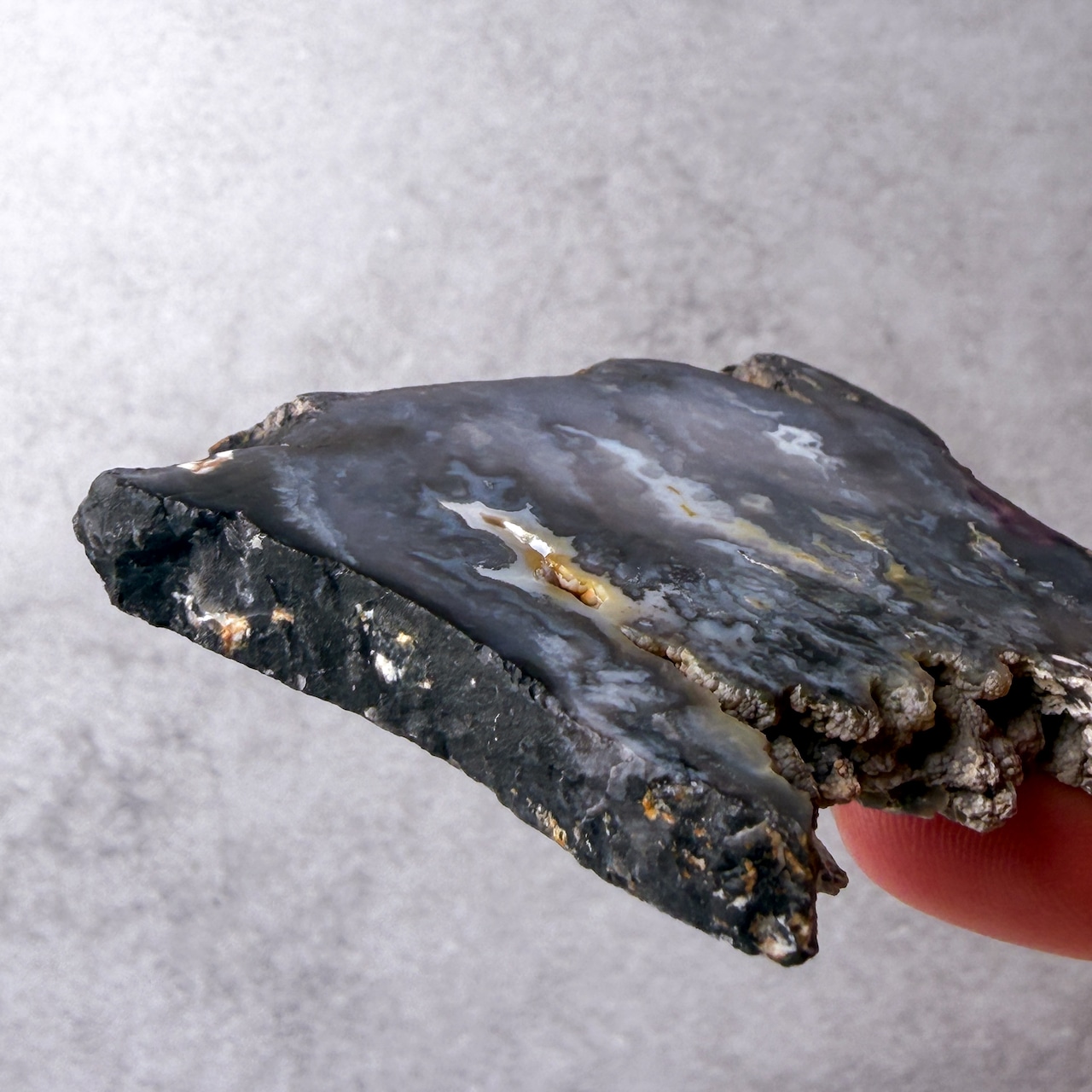 ブループルームアゲート02 スラブ * Agate * 天然石