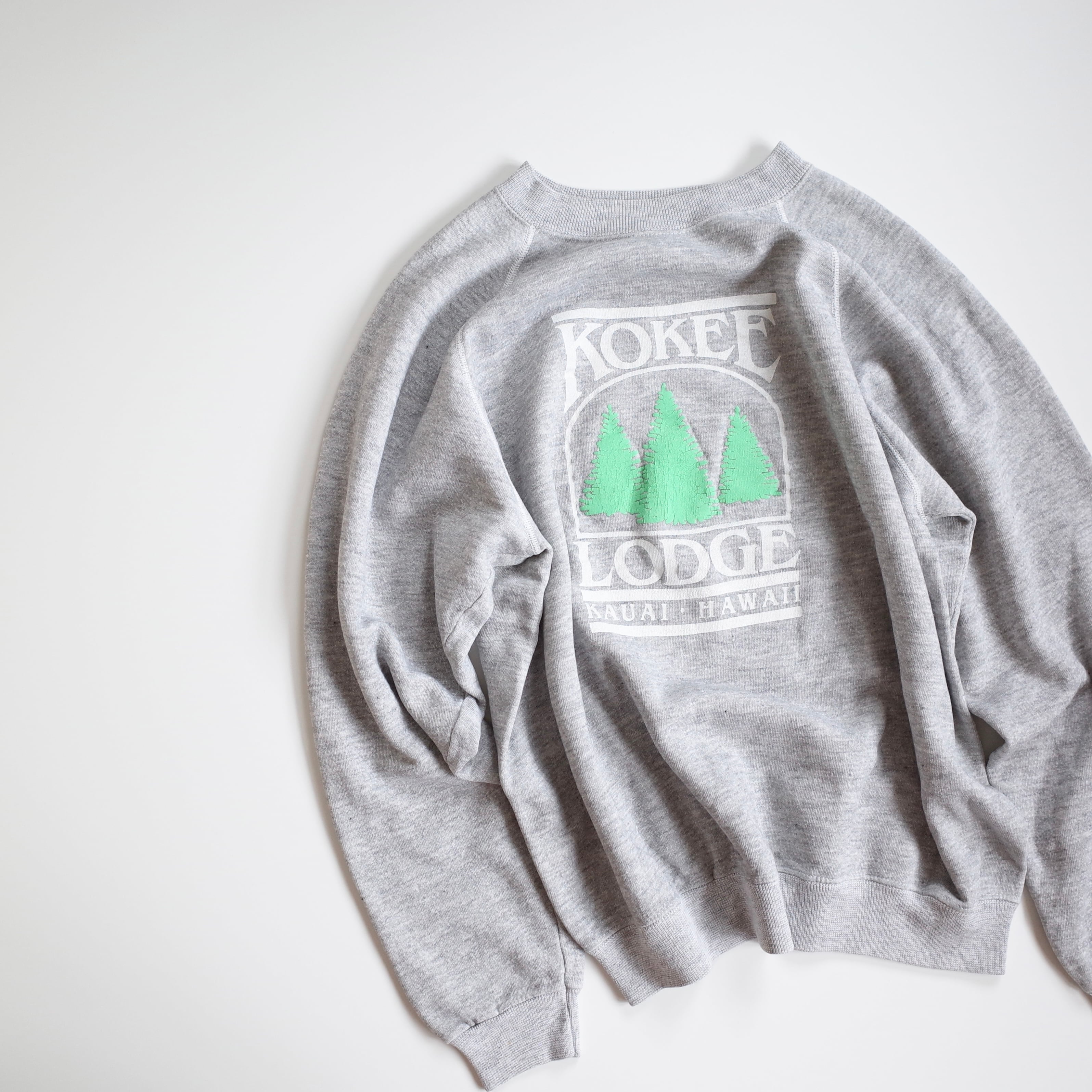 8090s KOKEE LODGE print sweat select zakka & vintage clothing port.