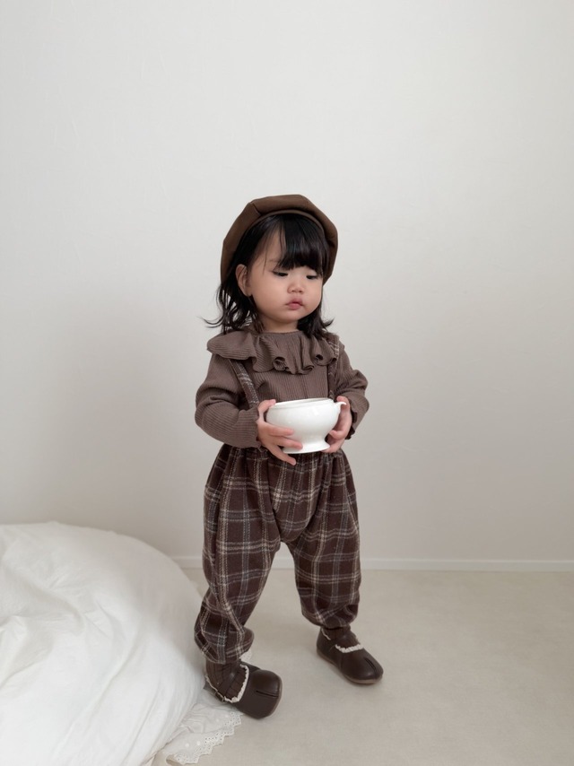 [mimimarket] cream colour tee