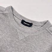 DIESEL ディーゼル トレーナー シャツ M/グレー メンズ