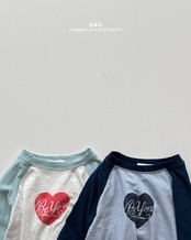 【取寄/韓国直送】ONU  25/SM　ハートラグランTシャツ