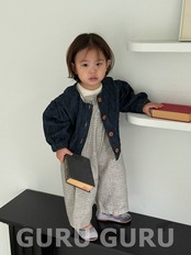 韓国子供服 / 26Autumn / 〖取寄〗guruguru / ワイドジャンプスーツ / ベビー服 *1号~3号*