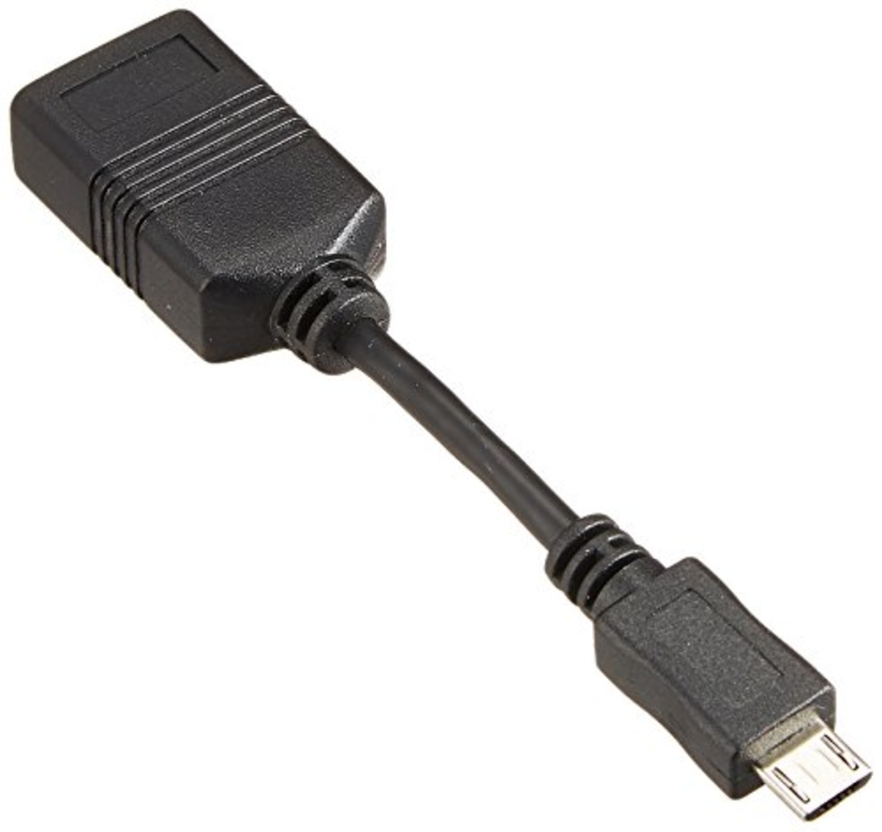 BUFFALO USB(microB to A)変換アダプター ブラック BSMPC11C01BK