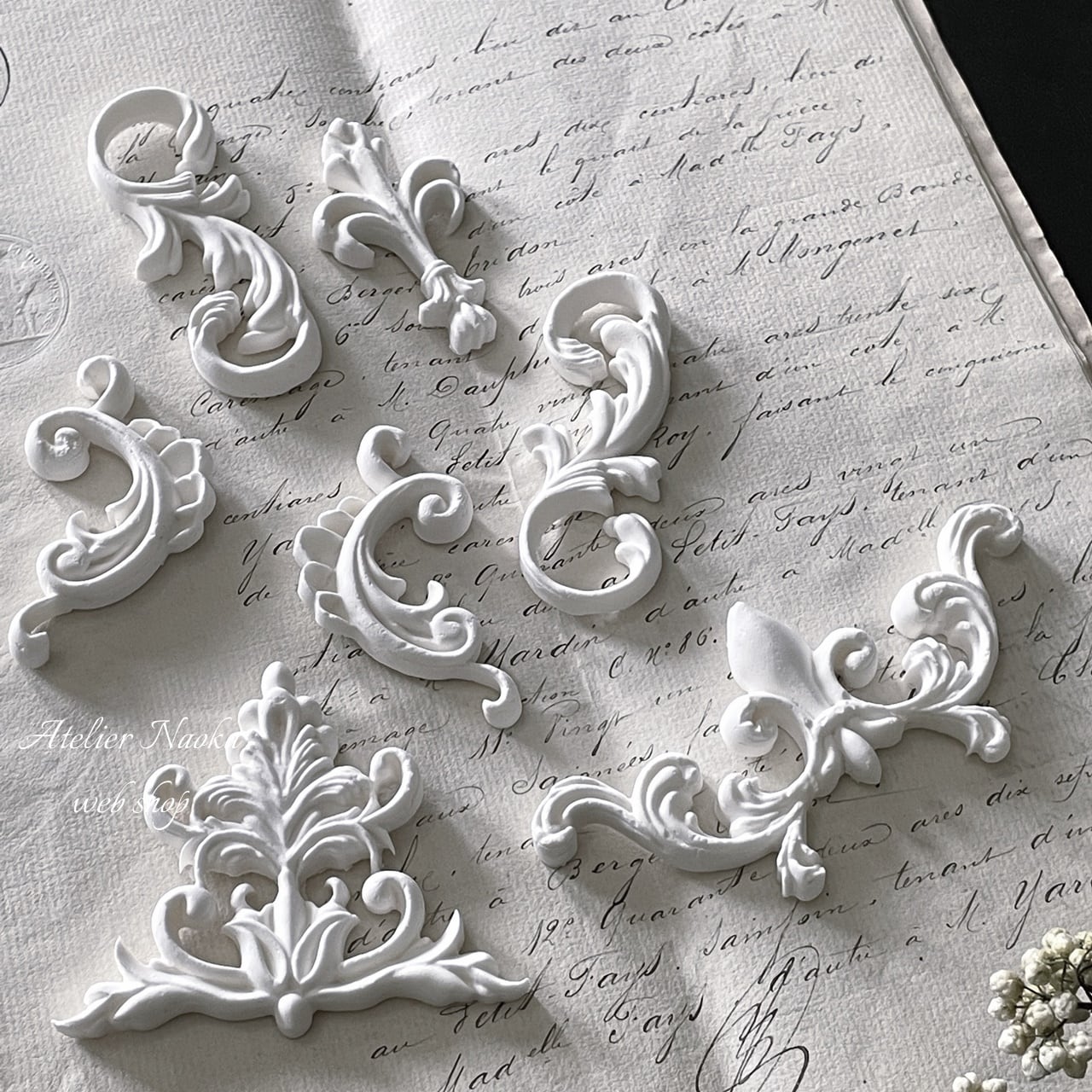 バロック調 シリコンモールドb(大) | シリコンモールド・クレイ