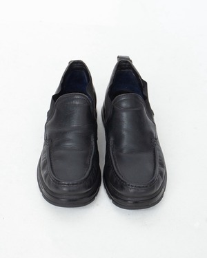 "POLO SPORT" side-gore moccasin leather shoes