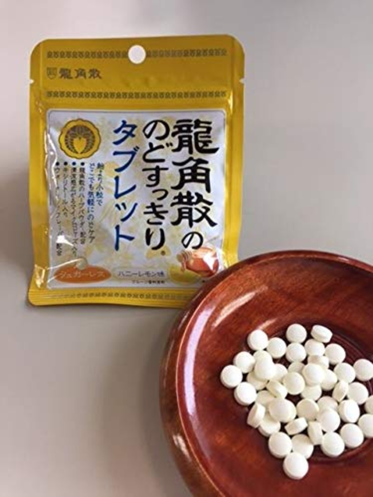 龍角散 龍角散ののどすっきりタブレットハニーレモン味 10.4g×10個