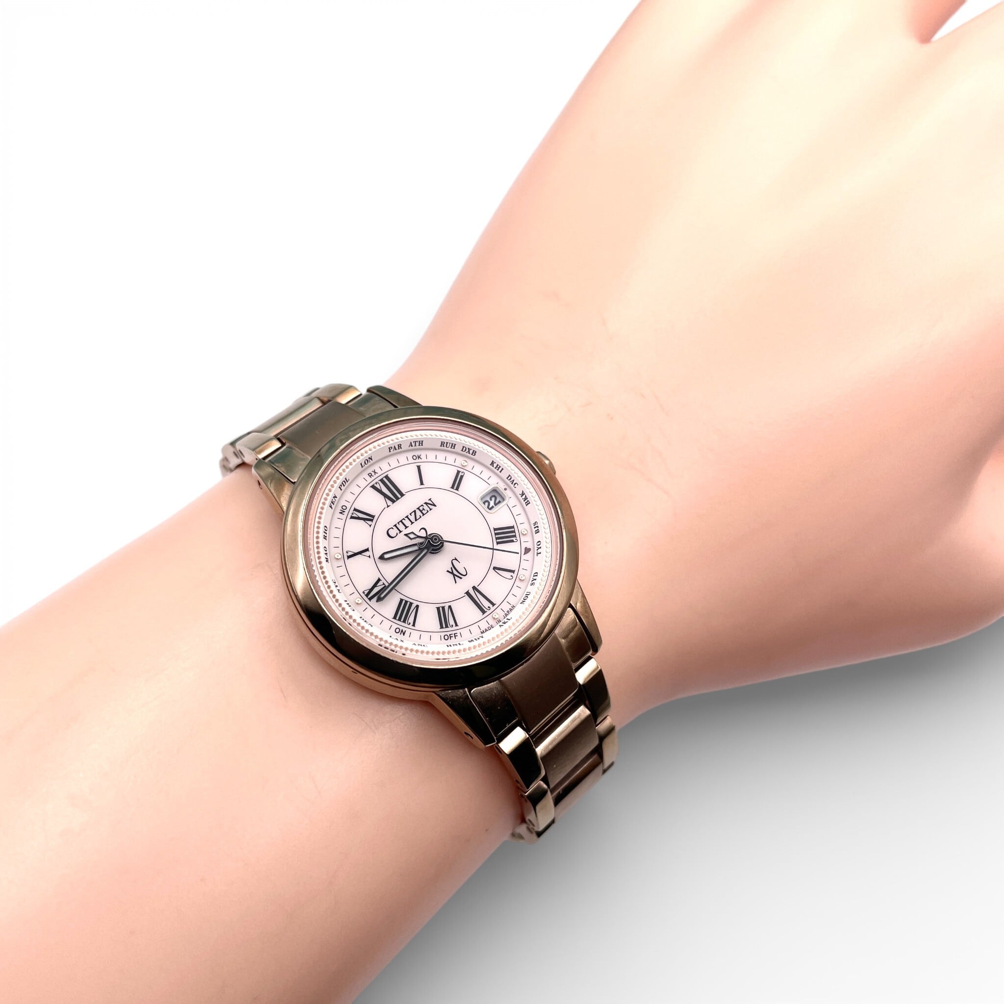 美品□稼働 CITIZEN シチズン XC クロスシー エコドライブ ソーラー