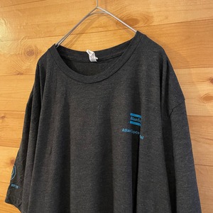 【CANVAS】企業系 Atlas Copco Tシャツ ワンポイント バックプリント 3XL ビッグサイズ 企業ロゴ US古着 アメリカ古着