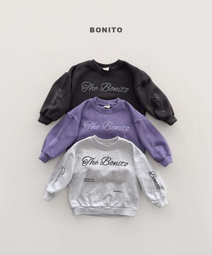 【予約】bonito  Bonito logo sweatshirt