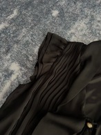 "CECIL Mc BEE"セシルマクビー Pleats Ribbon Blouse