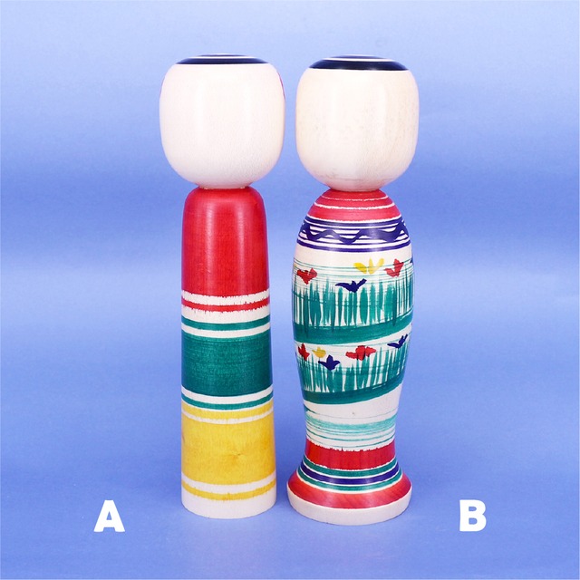 《 土湯系・陳野原幸紀 工人 》こけし　6寸　