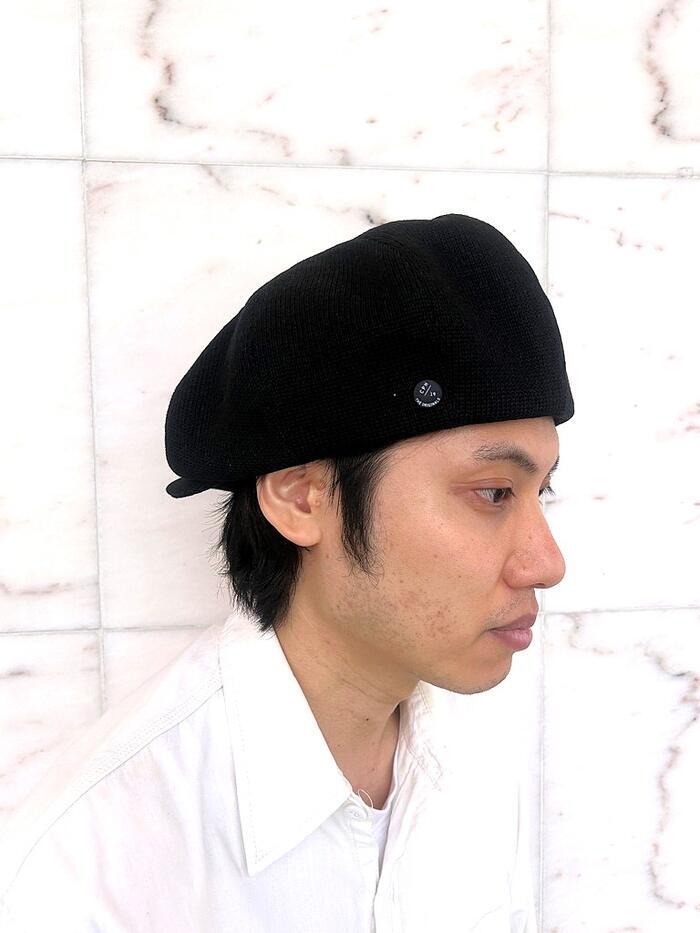 CPH(C-PLUS HEAD WEARS) 【STROW YARN THERMO/575 CASQUETTE】 ☆BLACK