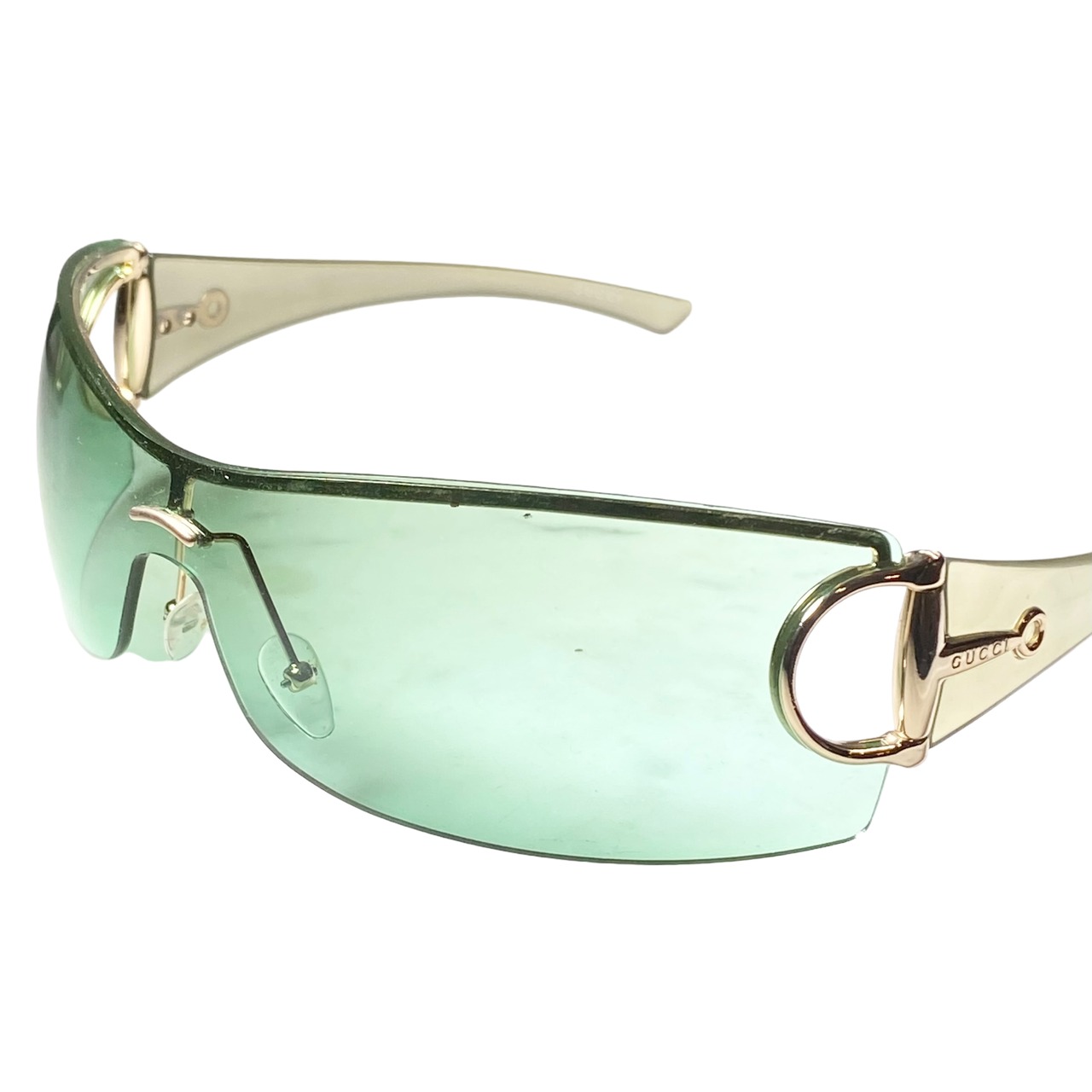 GUCCI “Bit” design shield type sunglasses