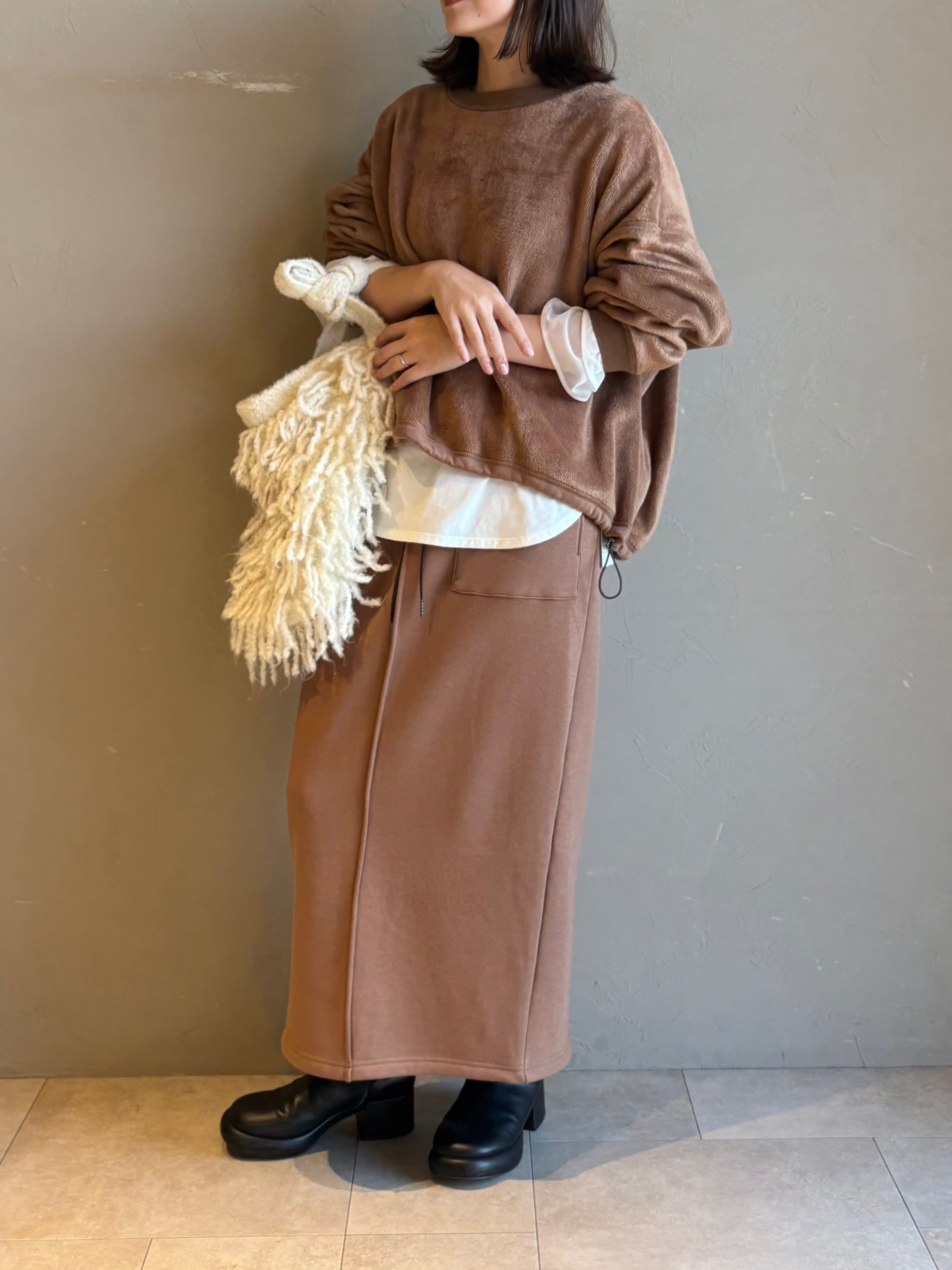 CLOCHE 】裏起毛リバーシブルロゴプルオーバー | valance 福井