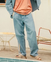 【SUNS】SIDE LINE VINTAGE WIDE DENIM PANTS［RSP005］