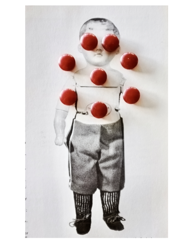 50s フランス 8p  レモンドロップスとガラリスボタンb ヴィンテージ