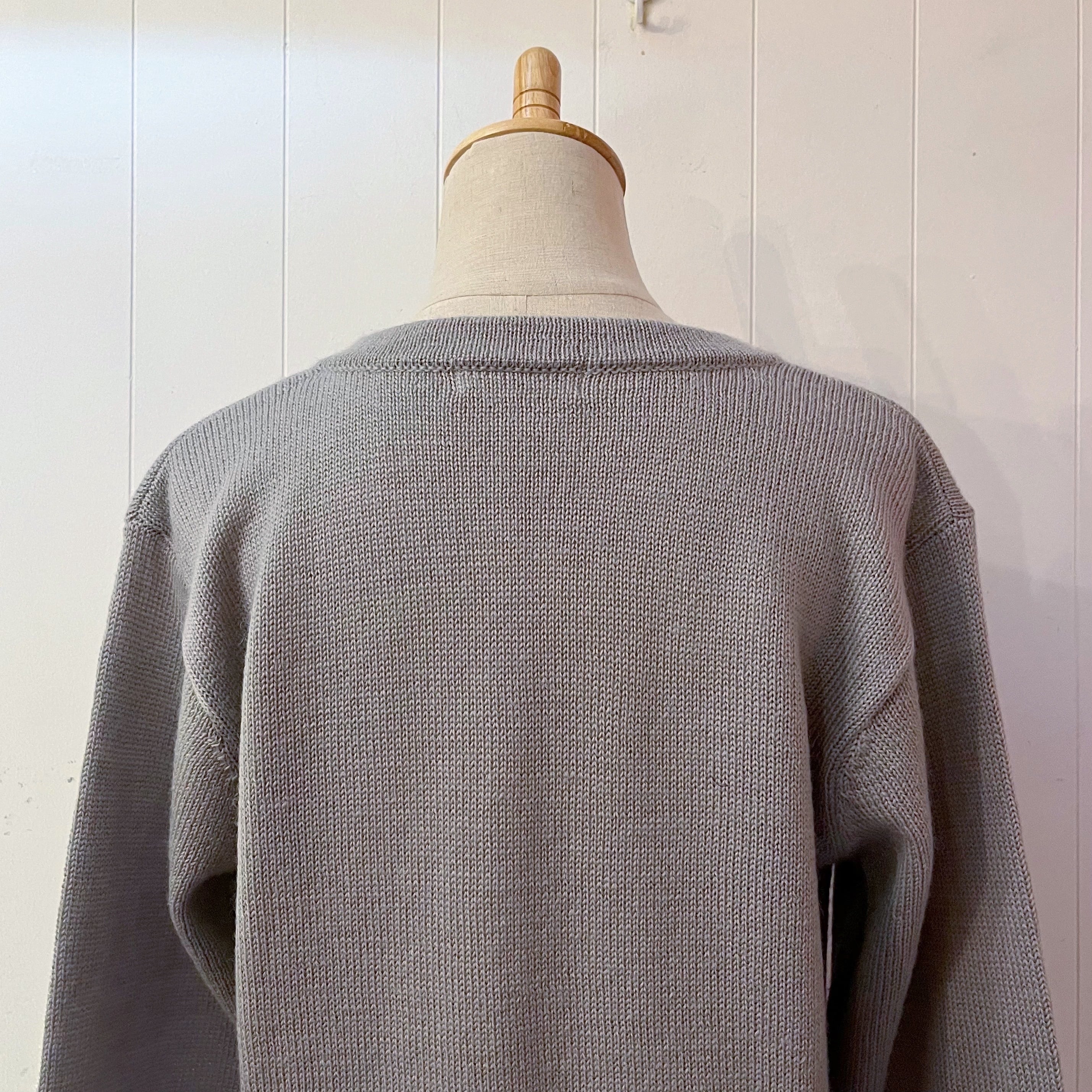 grape embroidery knit cardigan