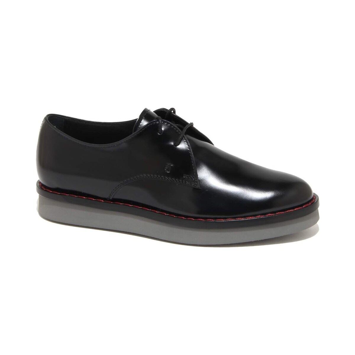 TOD'S トッズ レディース レースアップシューズ レザー ブラック